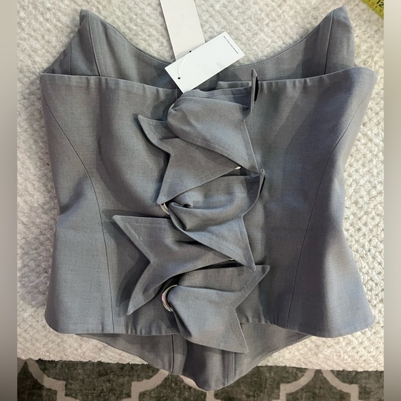 NWT Mother Of All Nemesis Corset In Grey Size M - Picture 9 of 11